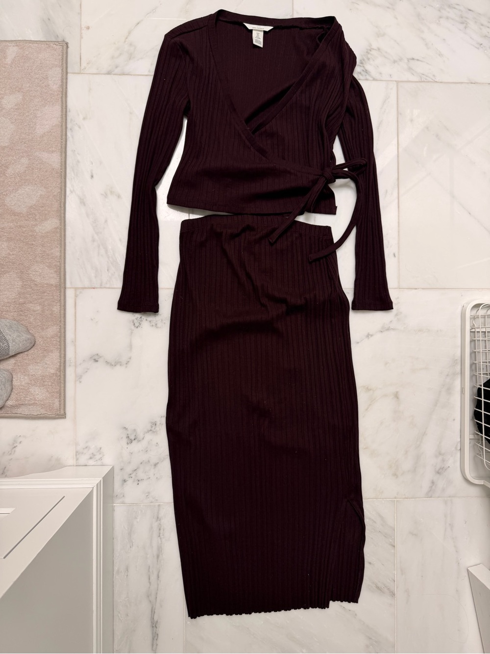 H&M maternity top/skirt set